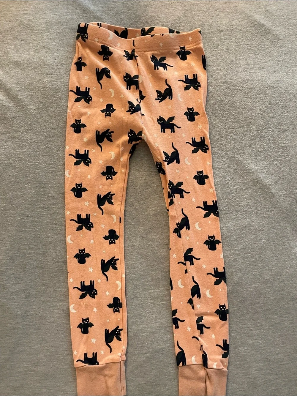 Wicked Cute Peach Long-Sleeve Kids PJs